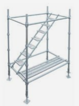 Cantilever scaffolding